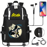 Batman Backpack Batman SchoolBag with USB Charging Port