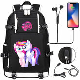 My Little Pony SchoolBag Backpack with USB Charging Port