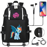 My Little Pony SchoolBag Backpack with USB Charging Port