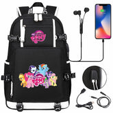 My Little Pony SchoolBag Backpack with USB Charging Port