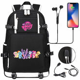 My Little Pony SchoolBag Backpack with USB Charging Port