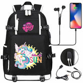 My Little Pony SchoolBag Backpack with USB Charging Port