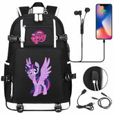My Little Pony SchoolBag Backpack with USB Charging Port