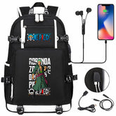 One Piece Travel Backpack One Piece SchoolBag with USB Charging Port