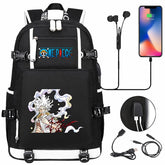 One Piece Travel Backpack One Piece SchoolBag with USB Charging Port