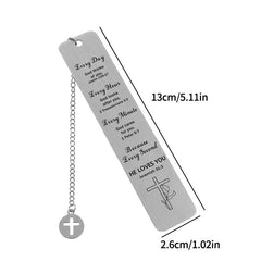 Bible Bookmark Metal Christian Bookmark Gift Back to School Coming of Age Gifts, Graduation Gifts 2sets