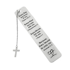 Bible Bookmark Metal Christian Bookmark Gift Back to School Coming of Age Gifts, Graduation Gifts 2sets