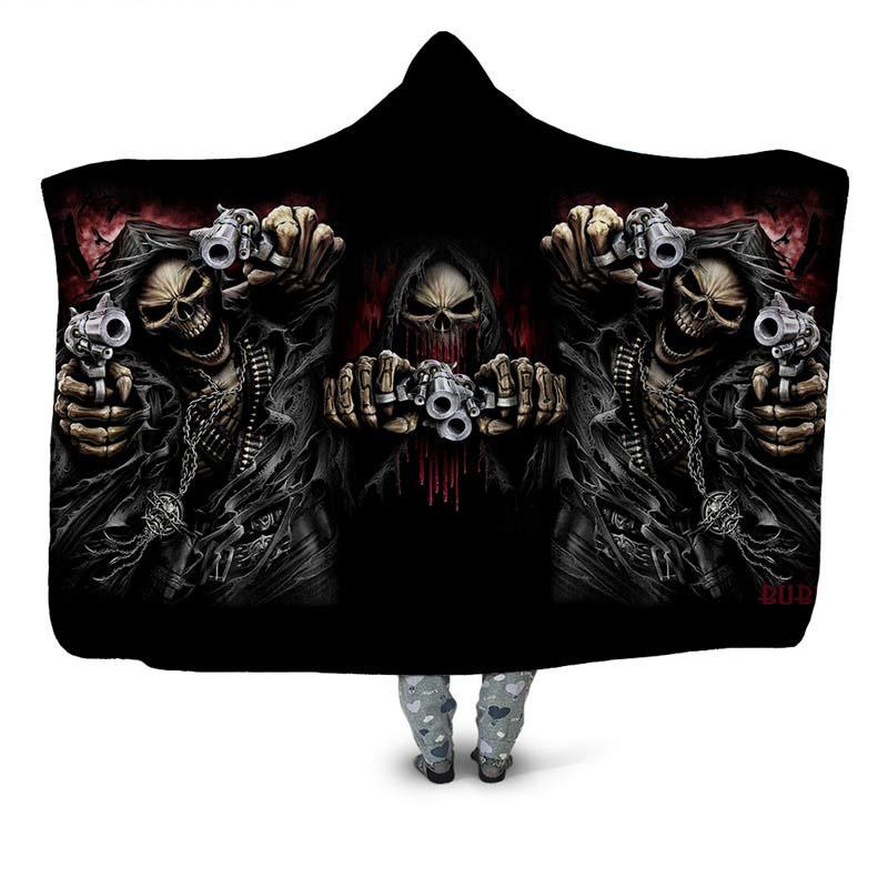 Halloween Hooded Blanket