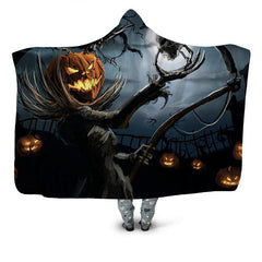 Halloween Hooded Blanket