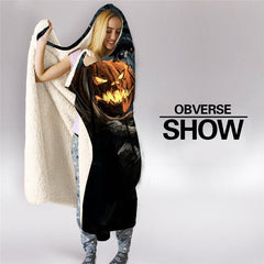 Halloween Hooded Blanket