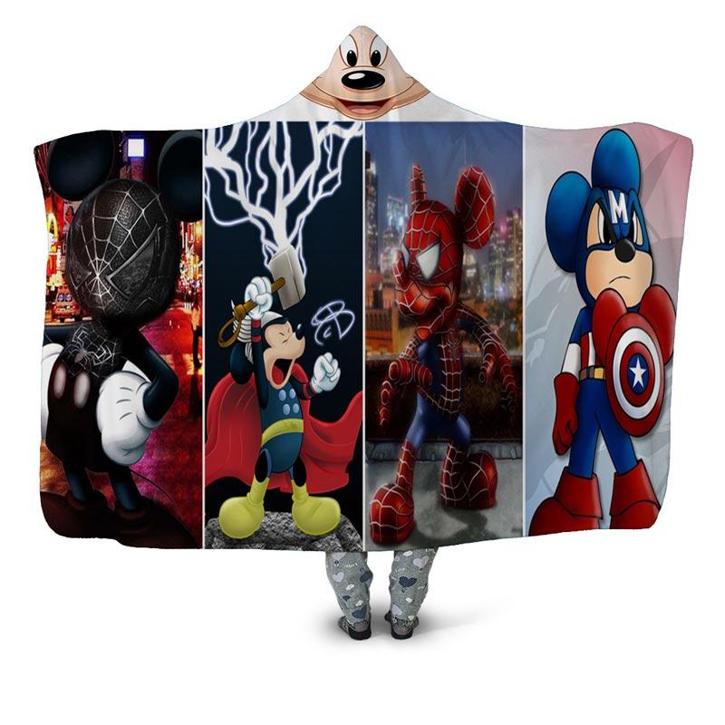 Donald Duck Hooded Blanket