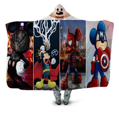 Donald Duck Hooded Blanket