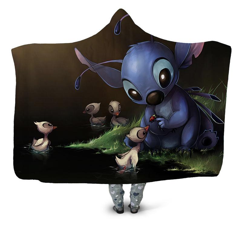 stitch fleece blanket