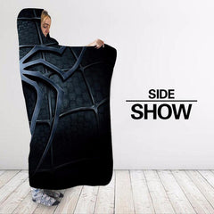 Spiderman Fleece Hooded Blanket