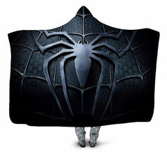 Spiderman Fleece Hooded Blanket