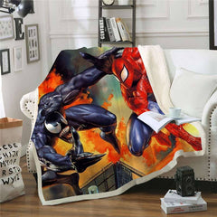 Spider-Man throw blanket