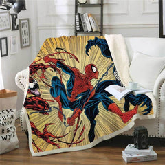 Spider-Man throw blanket