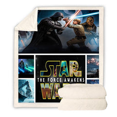 Star Wars Throw Blanket | Star Wars Fleece Blanket for Adult Kids