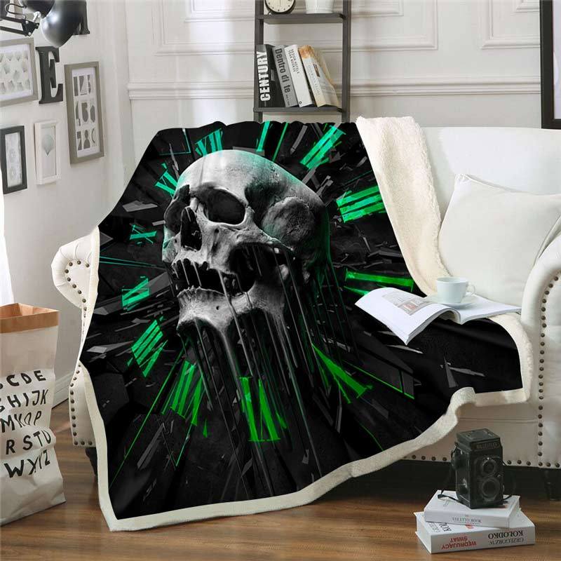 Skull Throw Blanket