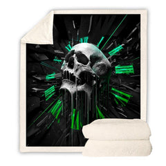 Skull Throw Blanket