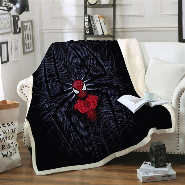 Spiderman Blanket for Adult Kids Spider Man Throw Blanket Homeywow
