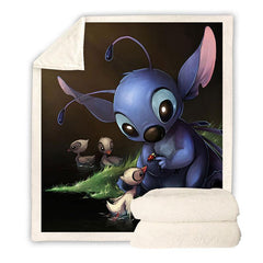 stitch throw blanket