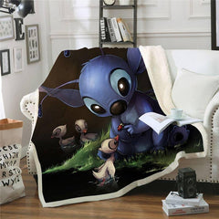 stitch throw blanket