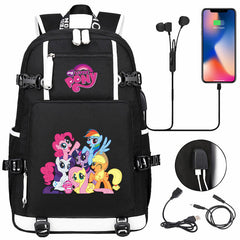 My Little Pony SchoolBag Backpack with USB Charging Port