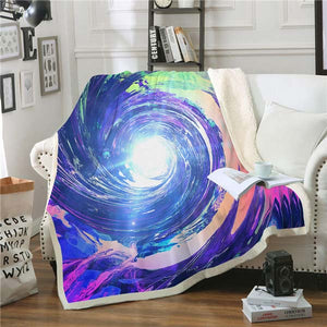 Galaxy Printed Throw Blanket