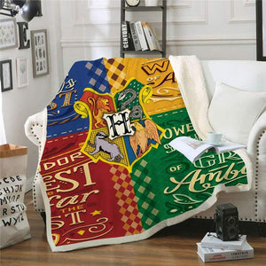 Harry Potter Throw Fleece Blanket