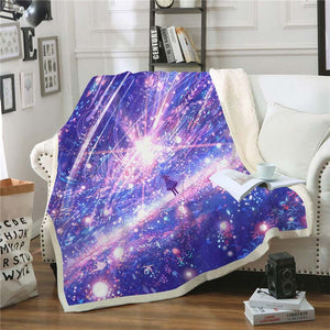 Galaxy Printed Throw Blanket