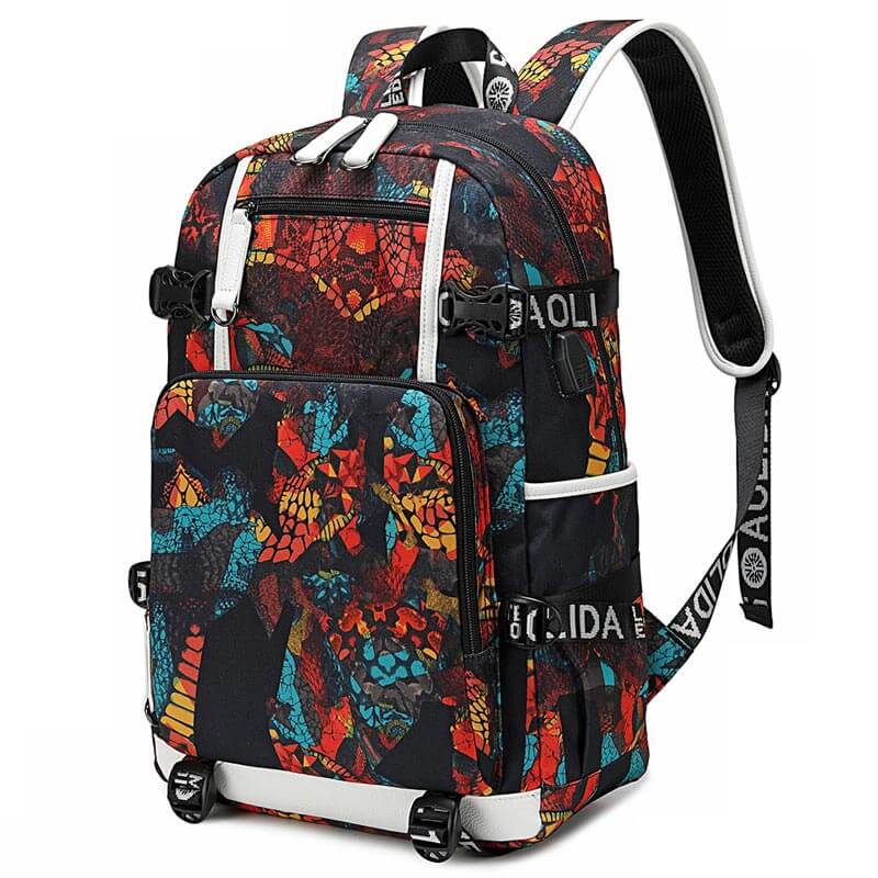 Harry Potter Slytherin Backpack Travel Backpack School Bag with
