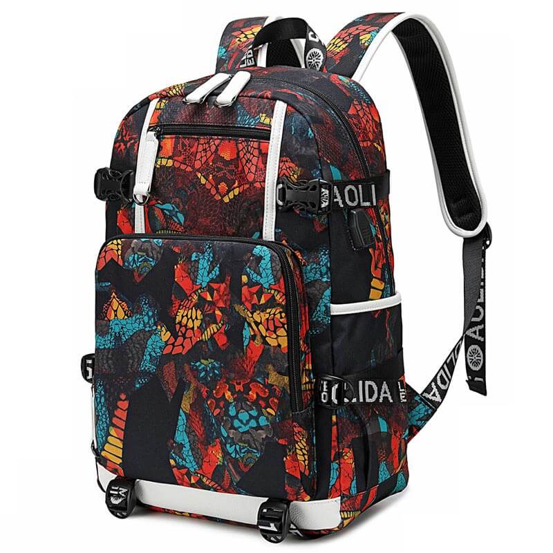 Naruto Backpack Travel Backpack Naruto School Bag with USB