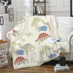 Cartoon Dinosaurs Blanket