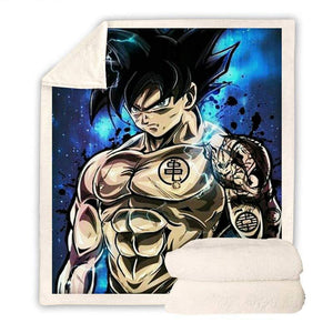 Dragon Ball Z Goku Throw Blanket