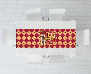 Harry Potter Table Cloth Harry Potter Gryffindor Table Decor Idea Double-Sided Printing
