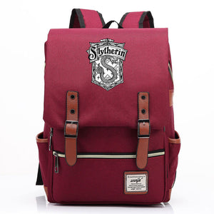 Harry Potter Backpack Slytherin Backpack School Bag