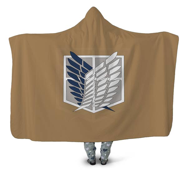 Attack on Titan Hooded Blanket