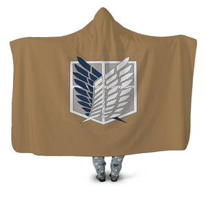 Attack on Titan Hooded Blanket