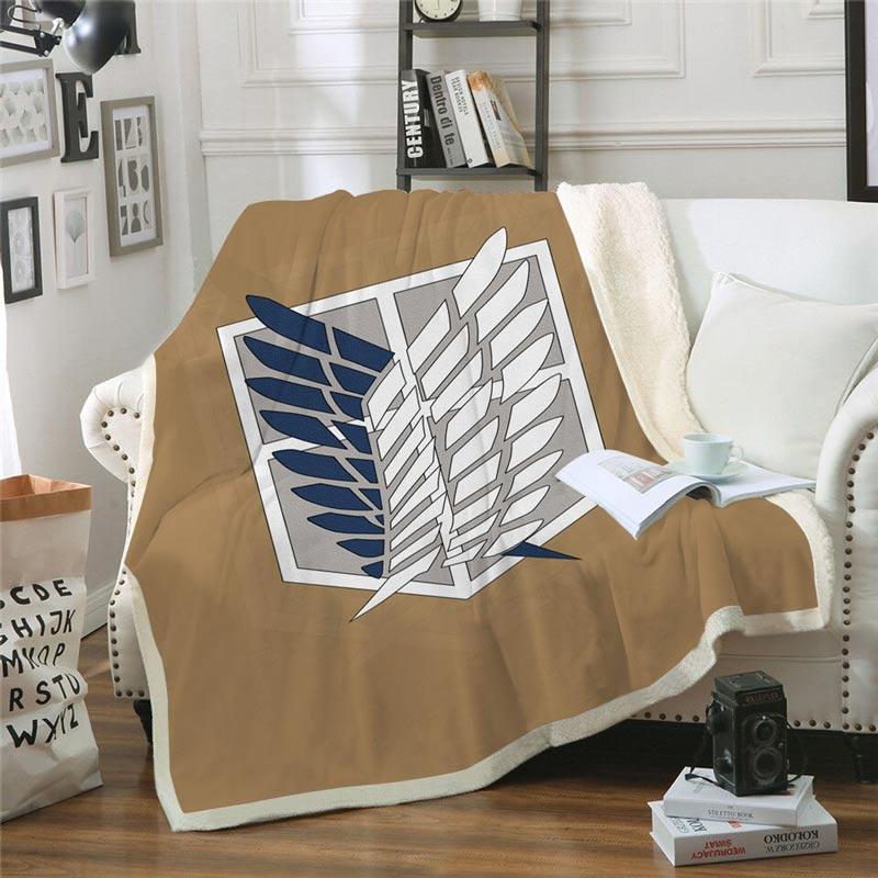 Attack on Titan Throw Blanket