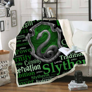 Harry Potter Slytherin Throw Blanket
