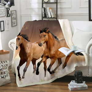 Horse Throw Blanket
