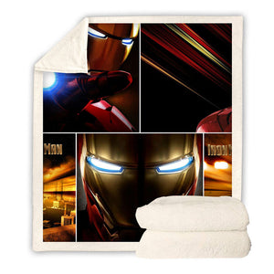 Iron man outlet fleece blanket