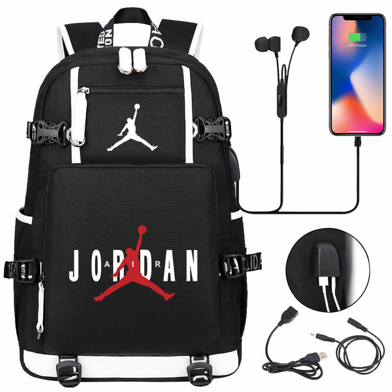 Basketball Player Star Jordan Multifunction Backpack Travel Backpack S -  Homeywow