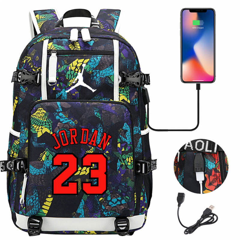 Back Me Up NBA Kids' Backpack 30L Multicolored 338 - asymmetric