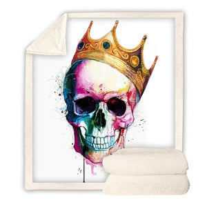 Skull Throw Blanket