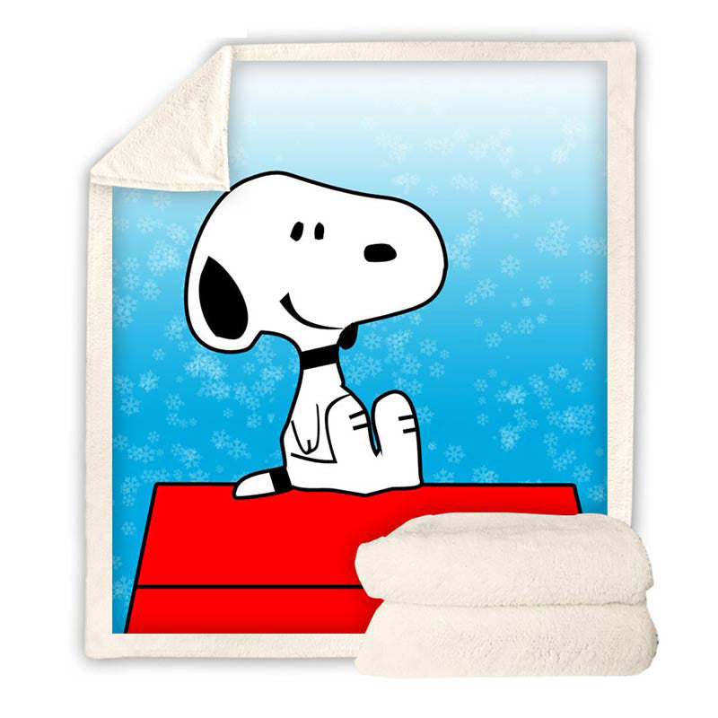 Snoopy kid online with blanket
