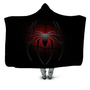 Spiderman Fleece Hooded Blanket