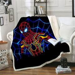 Spiderman Throw Blanket | Spider-Man Fleece Blanket for Adult Kids
