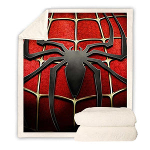 SpiderMan Throw Blanket Spiderman Fleece Blanket for Adult kids